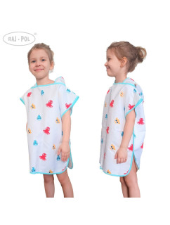 Raj-Pol Poncho Cartoon Trio Multicolour