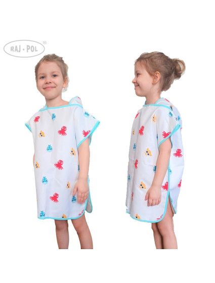 Raj-Pol Poncho Cartoon Trio Multicolour