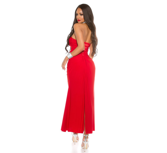 Red Carpet Look! Sexy KouCla dress + rhinestones