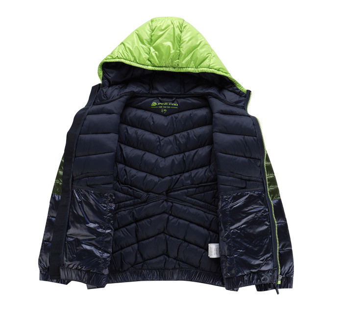 Dětská hi-therm bunda ALPINE PRO ROGO lime green