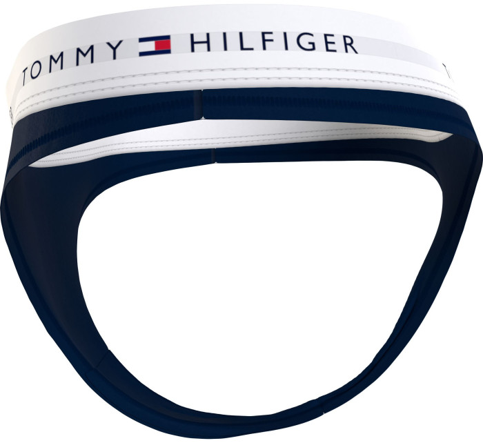 Dámská tanga THONG UW0UW03835 DW5 tm. modré - Tommy Hilfiger