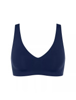 Dámská podprsenka ZERO Feel 2.0 Soft bra - BLUE - tm. modrá 2114 - SLOGGI