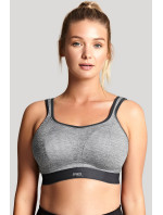 Sportovní podprsenka 7341B  Non Wired Bra charcoal marl šedá - Panache