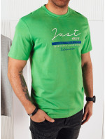 Pánské tričko s potiskem, zelené Dstreet RX5426