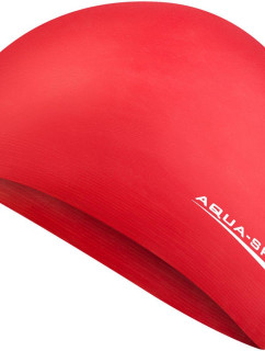 AQUA SPEED Plavecká čepice Soft Latex Červený vzor 31