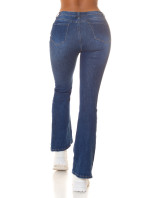 Sexy Highwaist Wide Leg Jeans in Used Look