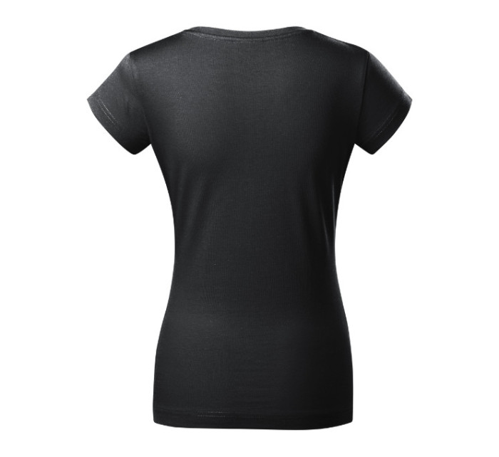 Fit V-neck tričko dámské ebony gray