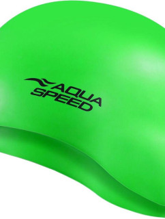 AQUA SPEED Plavecká čepice Mono Green Pattern 11