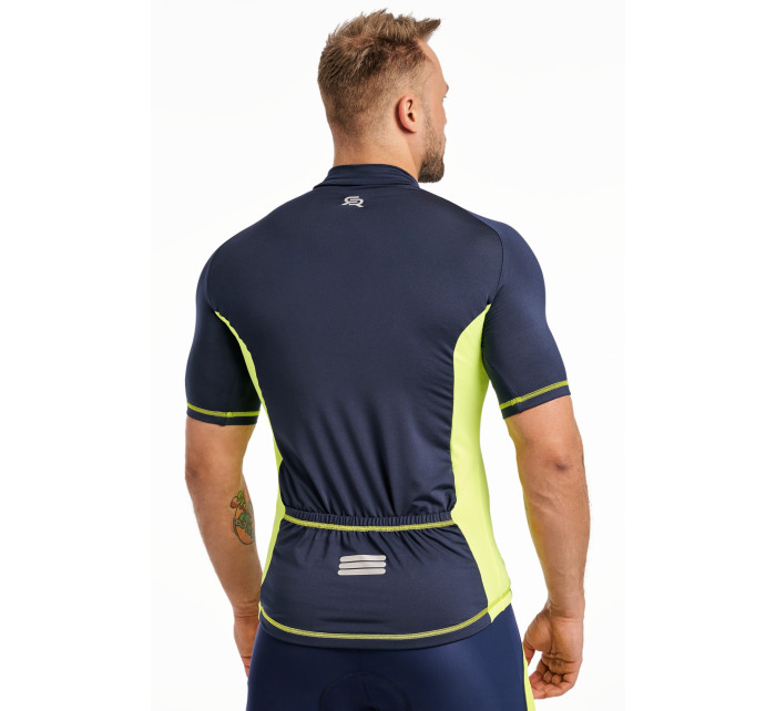 Tričko Rough Radical Race Sx Navy Blue/Lime