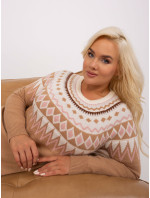 Sweter PM SW PM852.26 camelowy