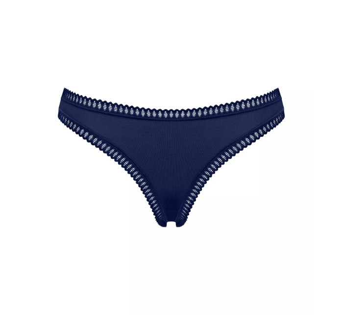 Dámské kalhotky GO Crush String C3P - BLUE - modré M008 - SLOGGI