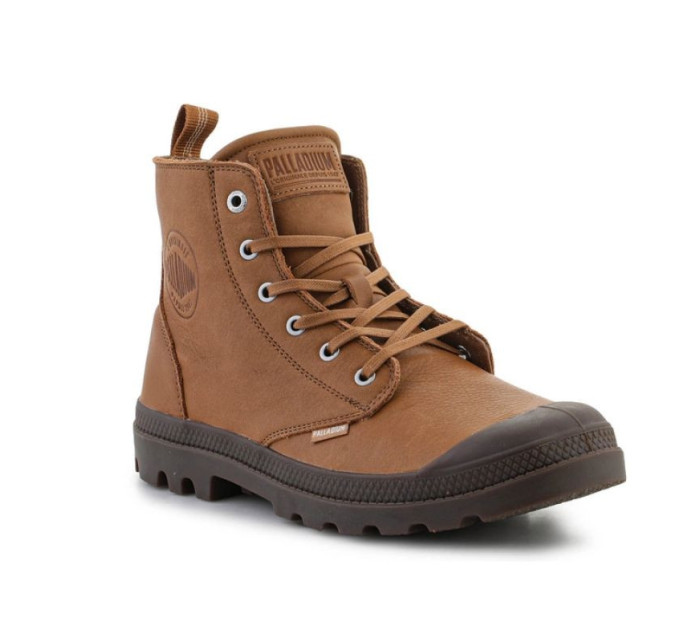 Palladium Pampa Zip Lth Ess U 76888-252-M Dear Brown boty