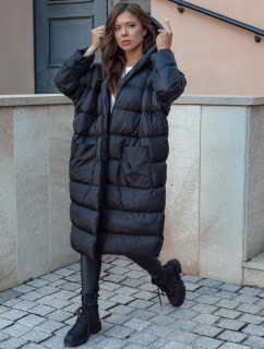 Dámská zimní bunda oversize s kapucí ANNIKA černá Dstreet TY4541