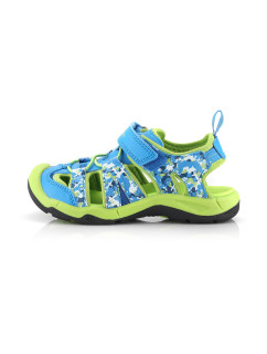 Dětské outdoorové sandály ALPINE PRO GROBO neon atomic blue