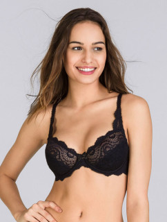 Dámská podprsenka s kosticemi PLAYTEX FLOWER ELEGANCE - UNDERWIRE BRA - PLAYTEX - černá