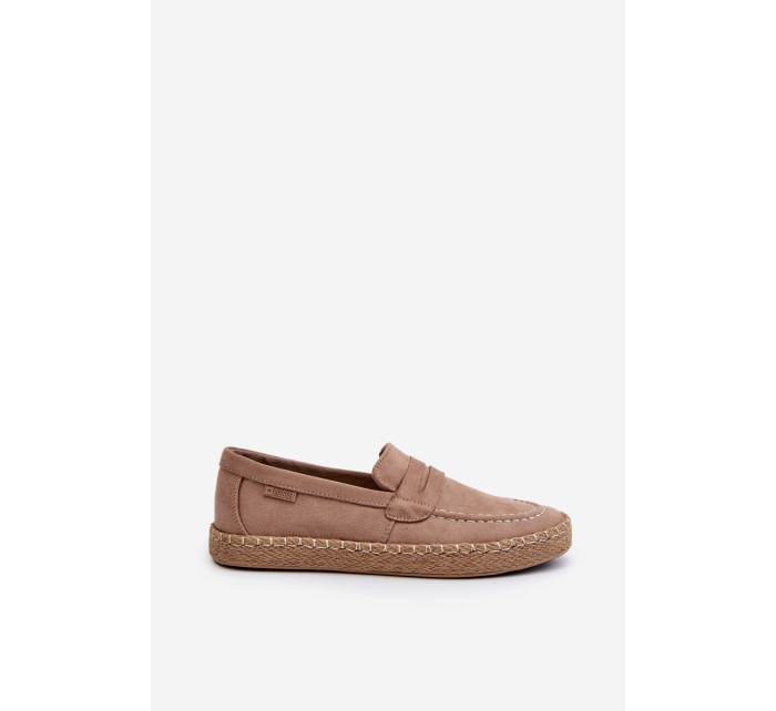 Pánské Eco Suede Espadrilky Big Star Béžová