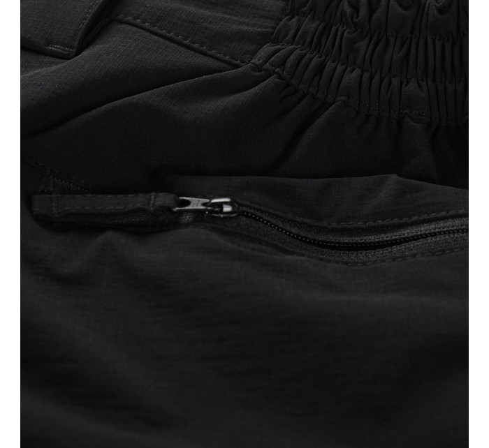 Dámské outdoorové kalhoty s odepínacími nohavicemi ALPINE PRO NESCA black