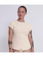 Dámské tričko GO Ribbed T-Shirt - WHITE - ecru 6308 - SLOGGI