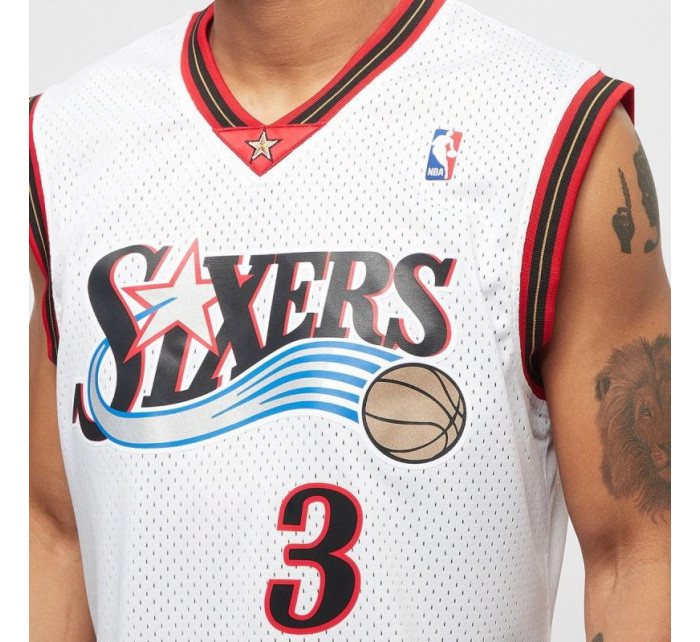 Mitchell & Ness NBA Swingman Home Jersey 76ERS 00 Allen Iverson M SMJYGS18200-P76WHIT00AIV pánské