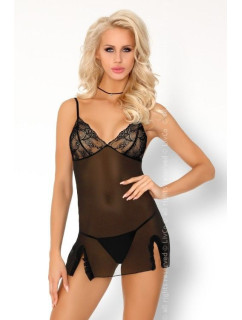 Dámská košilka Mokiniann chemise + tanga + nákrčník ZDARMA! - LivCo Corsetti