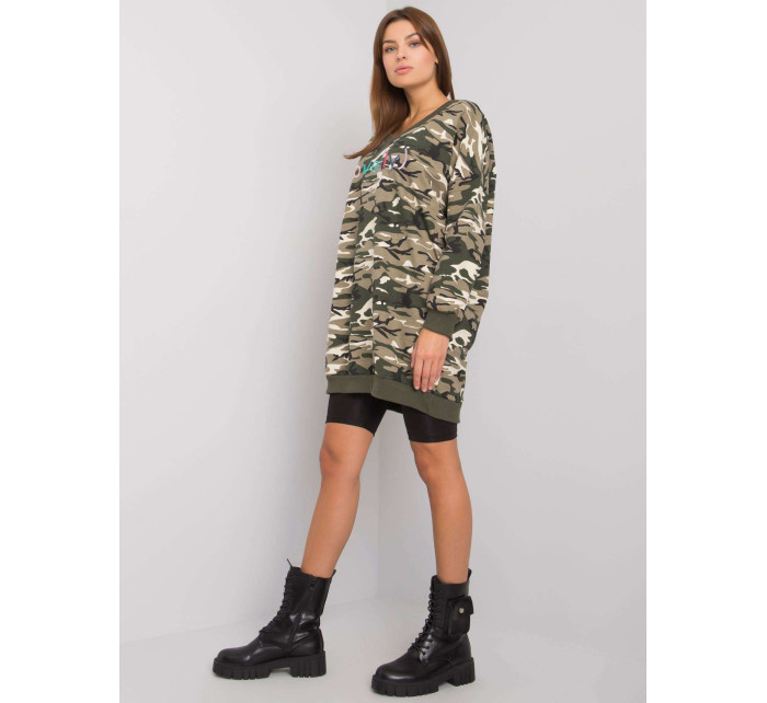 Khaki camo tunika s nápisem Emira