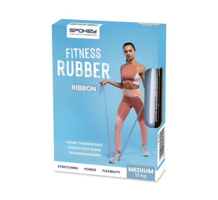 Fitness guma střední 200 cm Spokey RIBBON