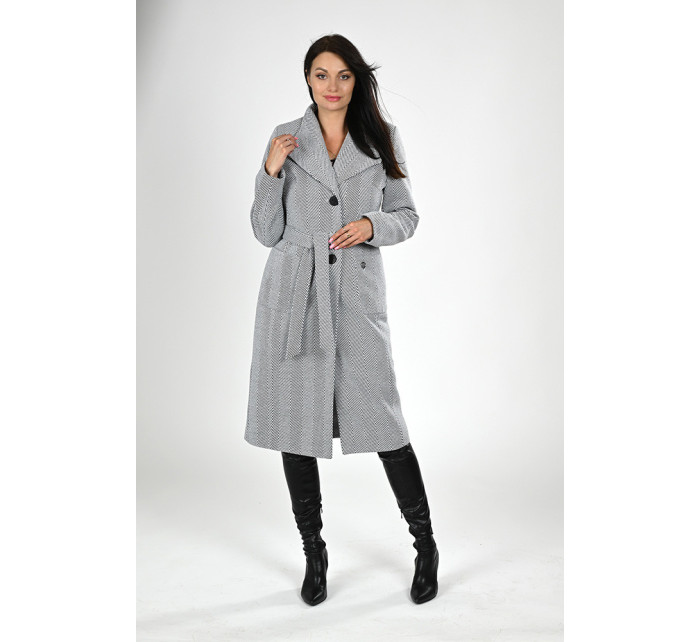 Gamstel Coat Salma Black/White