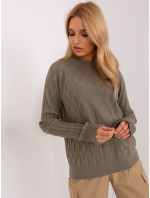 Sweter AT SW model 18904835 khaki - FPrice