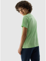 Chlapecké hladké tričko 4F - zelené