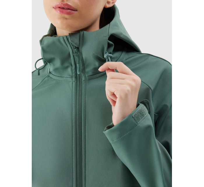 Dámská větruodolná bunda softshell membrána 5000 4F - zelená