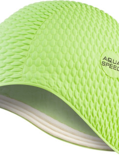 AQUA SPEED Plavecká čepice Bombastic Light Green Pattern 11