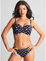 Vrchní díl plavek Swimwear Anya Riva Spot Bandeau Bikini navy/vanilla SW1453