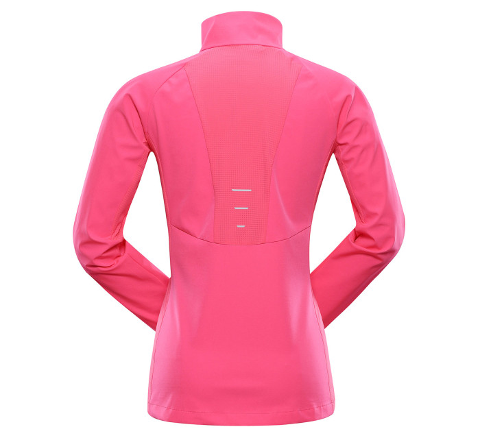 Dámská softshellová bunda s membránou ALPINE PRO MULTA neon knockout pink