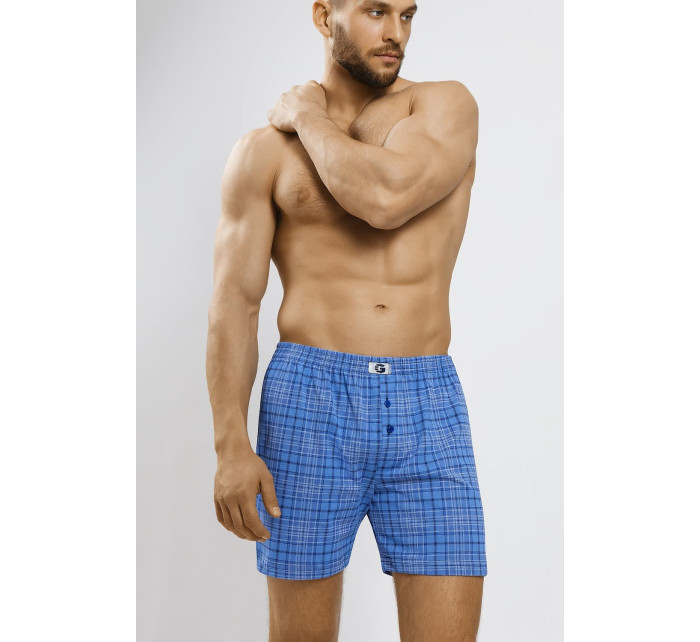 Pánské boxerky 082 4XL-5XL modré - Gucio