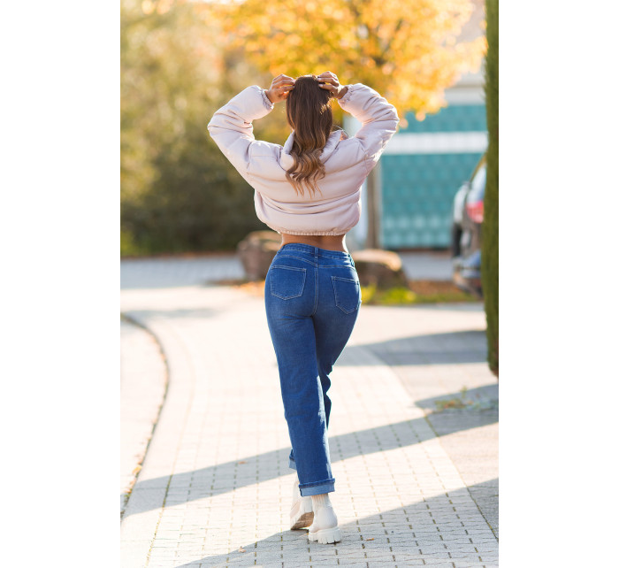 Sexy Highwaist Push up použitý vzhled flarred Jeans