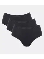 sloggi GO Daily Cotton Midi 3P - BLACK - SLOGGI BLACK - SLOGGI