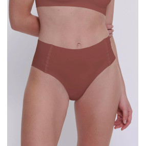 Dámské kalhotky ZERO Feel 2.0 High waist - BROWN - hnědé 7505 - SLOGGI