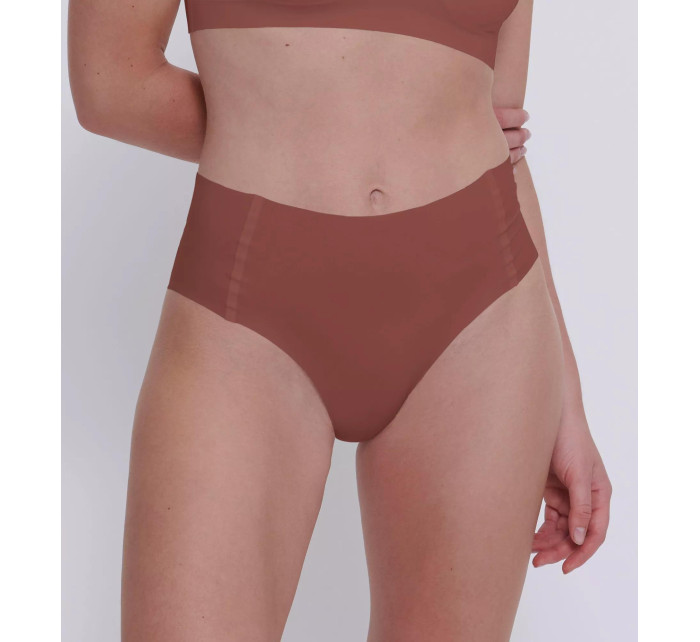 Dámské kalhotky ZERO Feel 2.0 High waist - BROWN - hnědé 7505 - SLOGGI