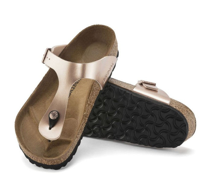 Dámské nazouváky / žabky Gizeh BS 1023943 Hnědá - Birkenstock