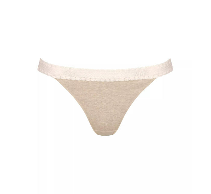 Dámská tanga GO Ribbed R Tanga C2P - GRAY - šedé M013 - SLOGGI