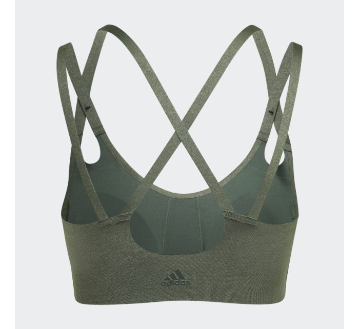 podprsenka adidas Yoga Luxe Studio Light-Support Fire HL8600 Green