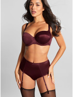 Panache Grace Suspender Brief bordeaux red 11074