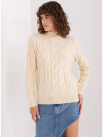 Sweter AT SW model 18997527 ecru - FPrice