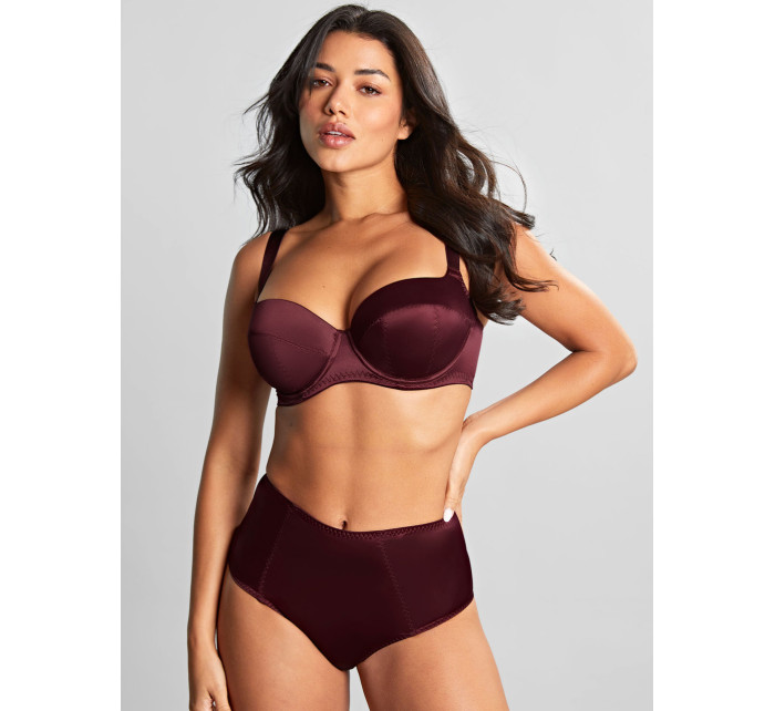 Panache Grace Suspender Brief bordeaux red 11074