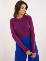 Sweter AT SW  fioletowy model 20493430 - FPrice