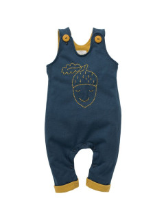 Dupačky Pinokio Secret Forest Dungarees Navy Blue