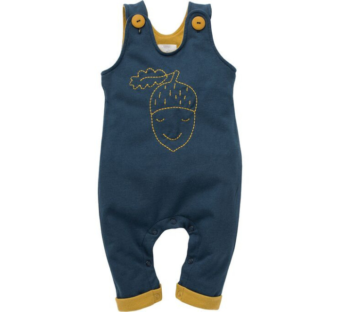 Dupačky Pinokio Secret Forest Dungarees Navy Blue