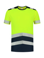 T-Shirt High Vis Bicolor tričko unisex fluorescenční žlutá