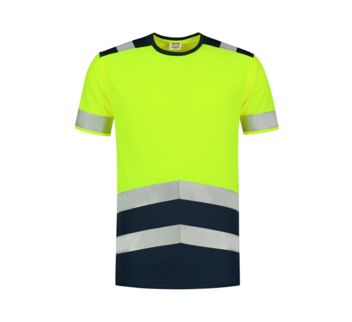 T-Shirt High Vis Bicolor tričko unisex fluorescenční žlutá