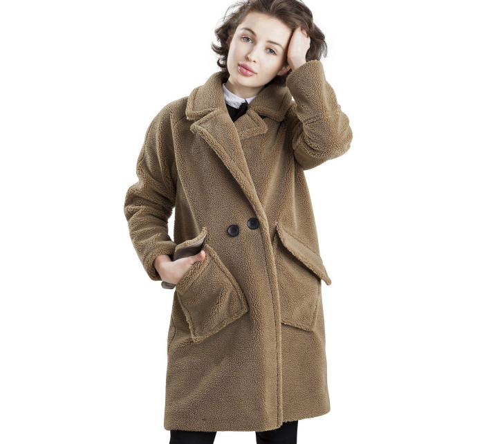 PERSO Coat BLH201016F Béžová barva